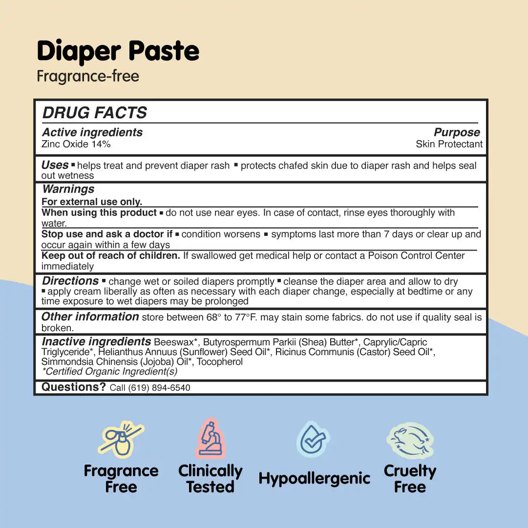 Sweet Cheeks Diaper Paste